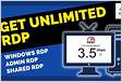 Unlimited RDP RDP RDP Every BHW users will get RDP in